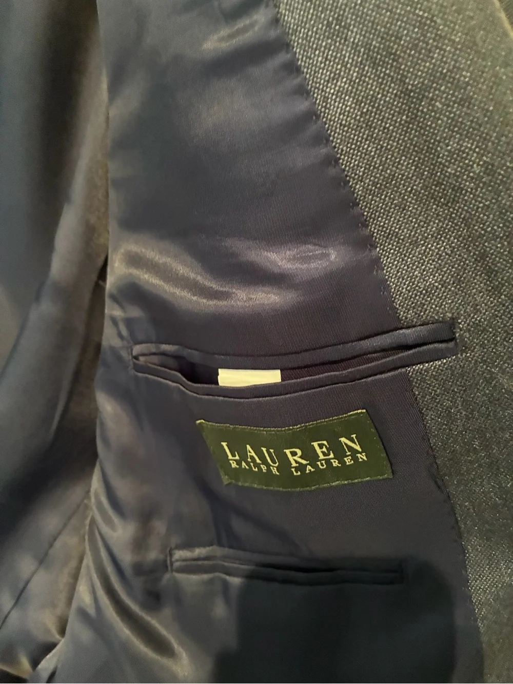 Lauren Ralph Lauren Men's Dark Navy Two-Button Sport Coat